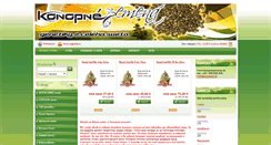 Desktop Screenshot of konopnesemena.sk